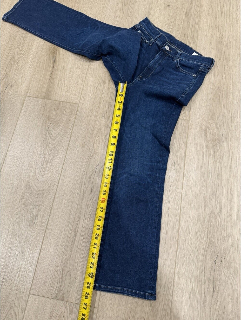 AYR The Pop Jeans Women's Size 25S Blue Mid Rise Stretch Denim Zip Fly - Picture 13 of 16